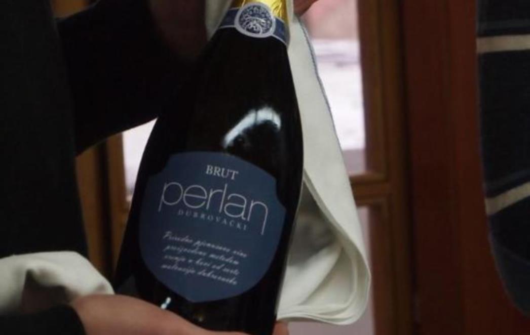 Presentation of 'Perlan dubrovački', the first champagne made of Dubrovnik Malvasija