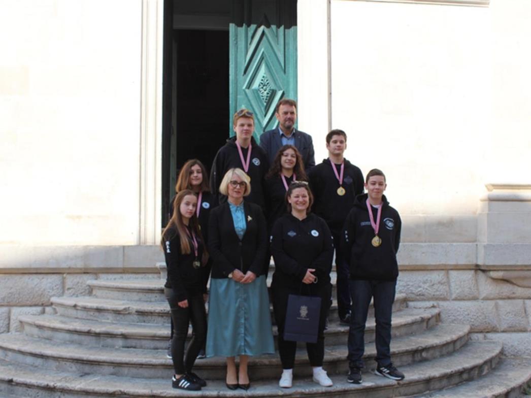 Zamjenica Tepšić primila osvajače medalja, dubrovačke taekwondaše