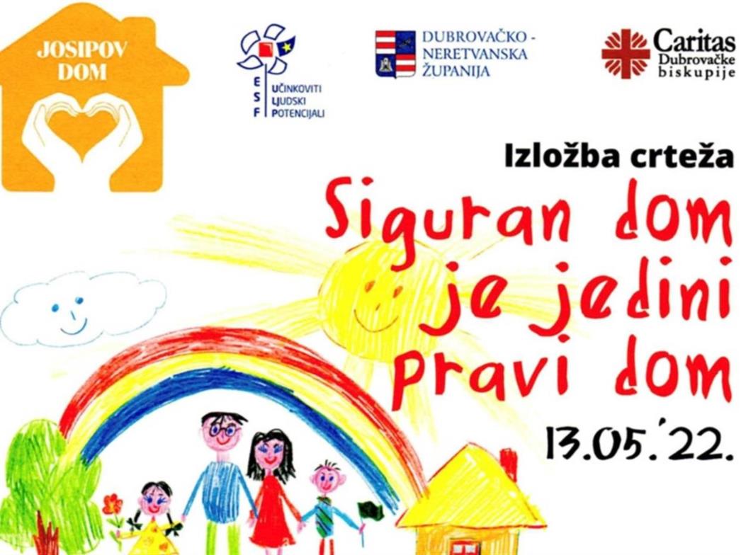Virtualno predstavljanje izložbe crteža učenika osnovnih škola “Siguran dom je jedini pravi dom”