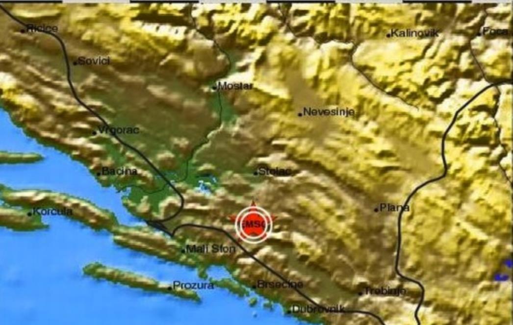 JESTE LI OSJETILI? Potres u BiH, treslo i u Dubrovniku!