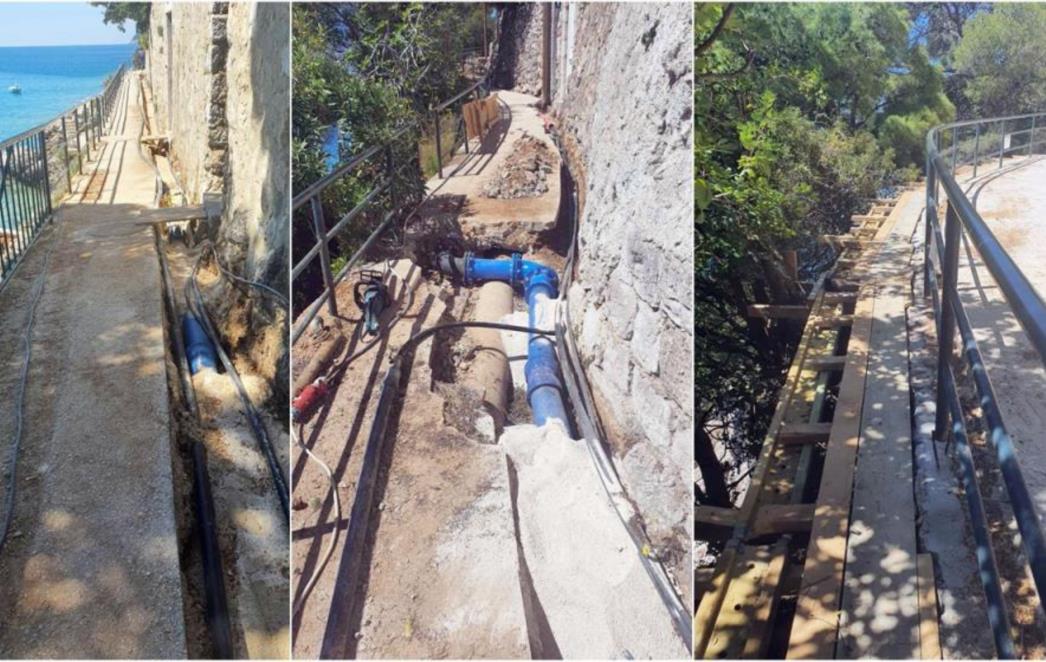 Na Šetnici Nika i Meda Pucića završena ugradnja vodovodne i elektro mreže, kreće proširenje (FOTO)