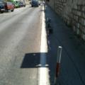 KAMIKAZE (OPET) U AKCIJI: Taksist polomio stupiće u Zagrebačkoj ulici!