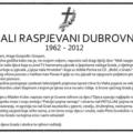 OBJAVLJENA OSMRTNICA 'MALOG RASPJEVANOG DUBROVNIKA' - Kako je zločesti Patuljak uništio Ptiće Gunduliće!