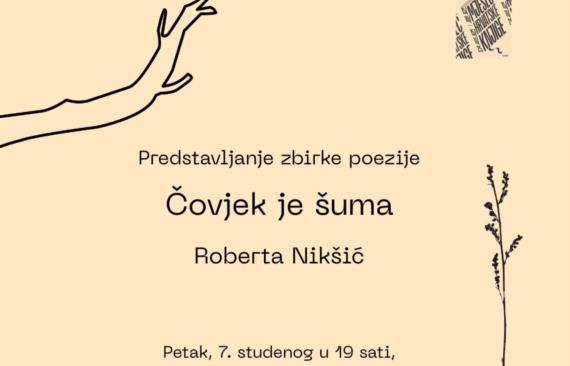 Predstavljanje zbirke poezije Roberte Nikšić