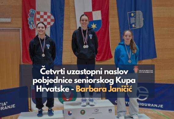 Barbara Janičić osvojila zlato na Kupu Hrvatske